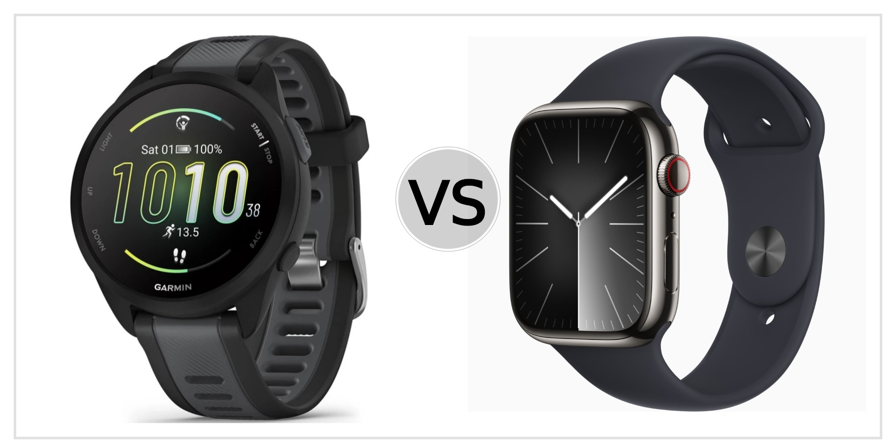 Compare Garmin Forerunner 165 Music VS Apple Watch Series 9 (45mm) to see which is better