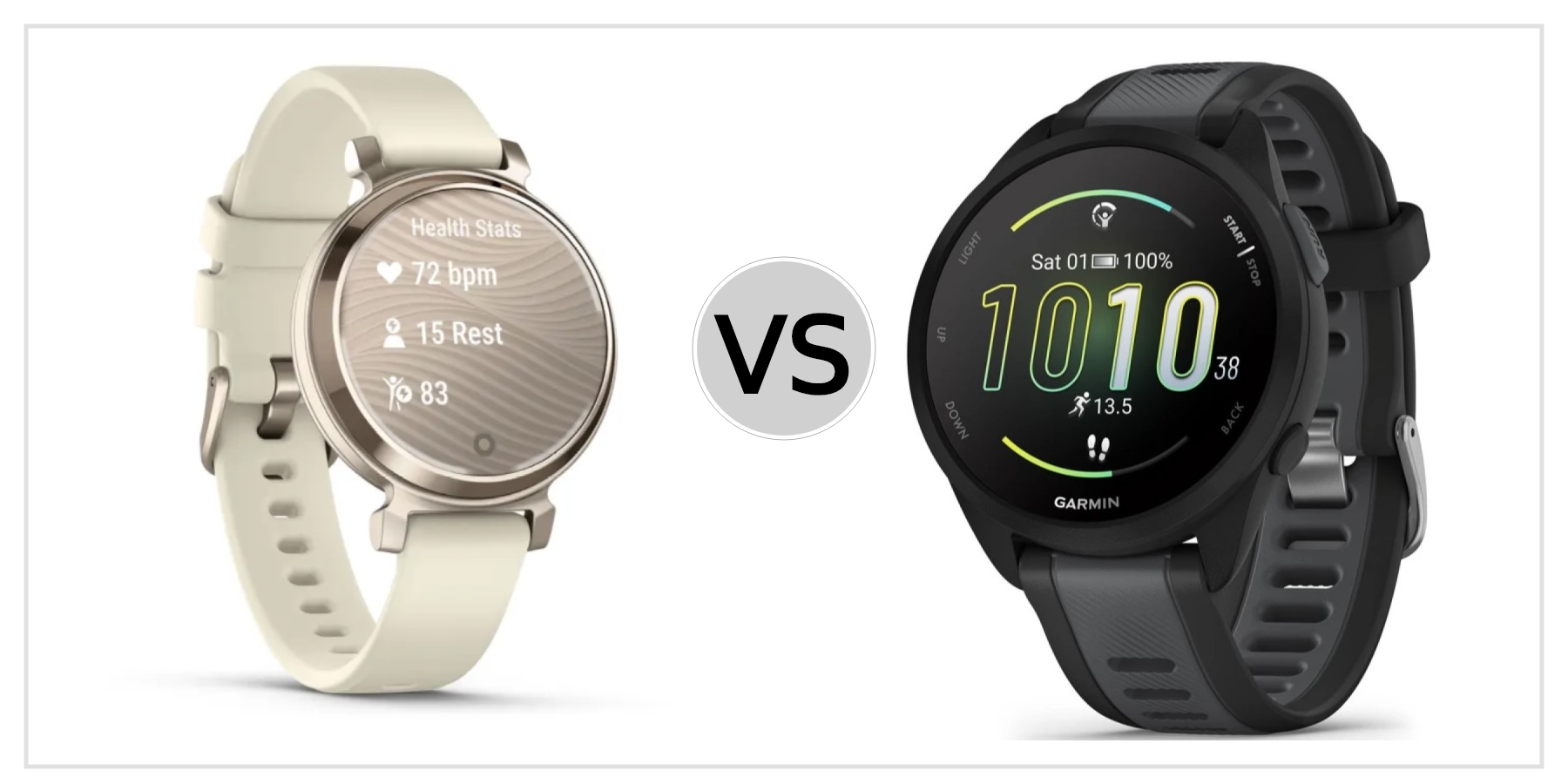 Compare Garmin Lily 2 VS Garmin Forerunner 165 Music to see which is better