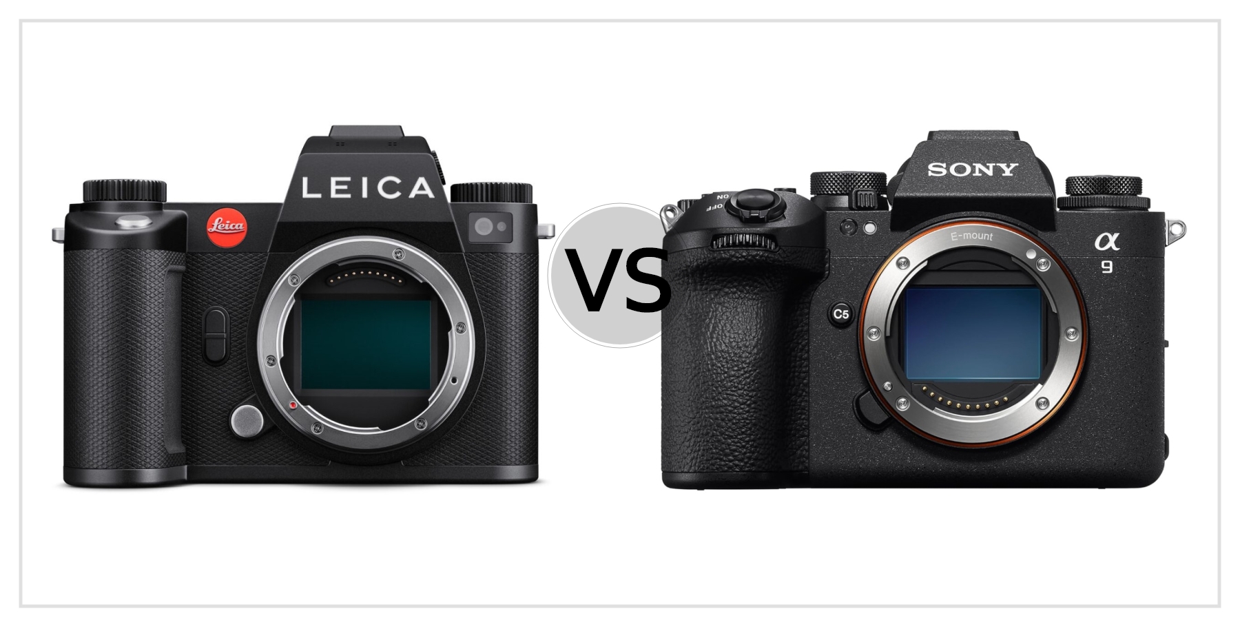 Compare Leica SL3 VS Sony A9 Mark III to see which is better