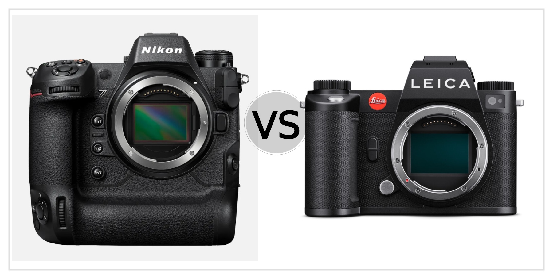 Compare Nikon Z9 VS Leica SL3 to see which is better