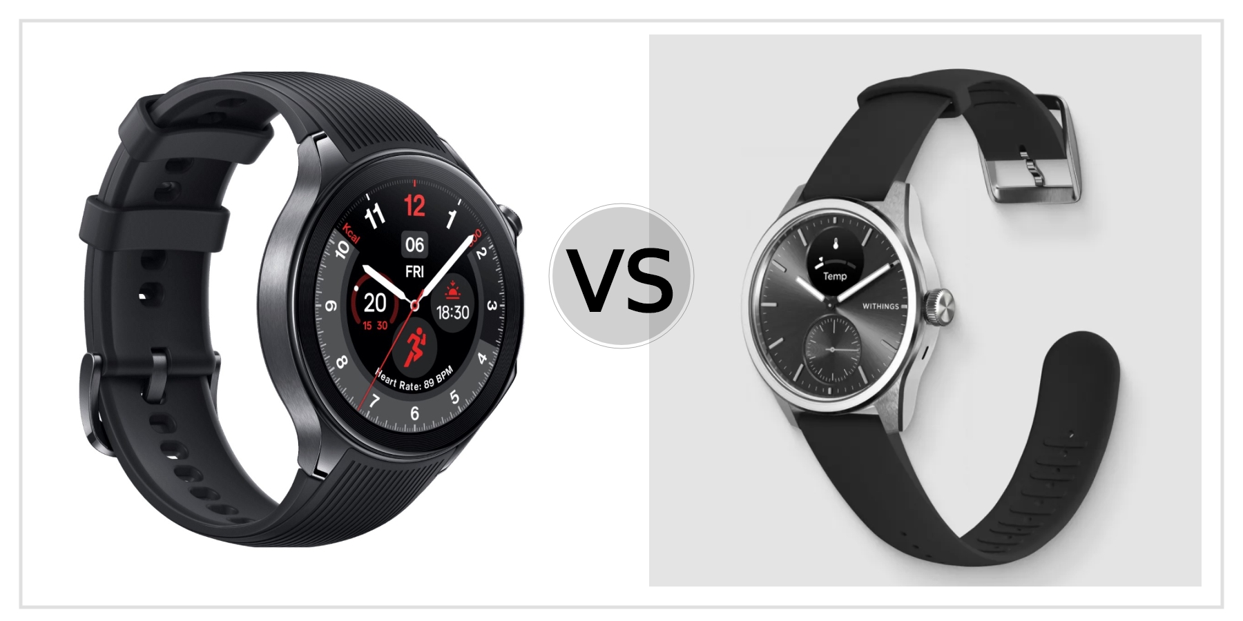 Compare OnePlus Watch 2 VS Withings ScanWatch 2 to see which is better